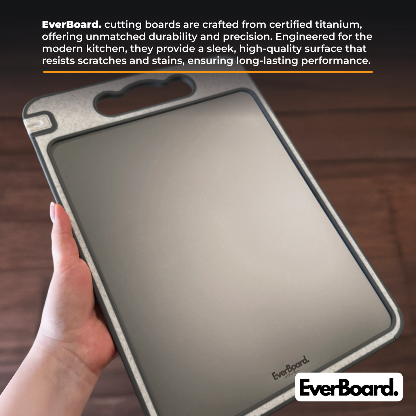 EverBoard - 100% Pure Titanium Cutting Board